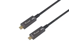 EQUIP Cable Óptico Activo USB-C a USB-C 10m, Referencia 119462, USB 3.2 Gen 2, 10 Gbps, PD 60W, Soporte Vídeo 4K/60Hz, Negro