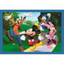 Clementoni 21755 - Puzzle Pro 4 en 1 Disney La Casa de Mickey Mouse - 12, 16, 20 y 24 Piezas Progresivas - A Partir de 3 Años