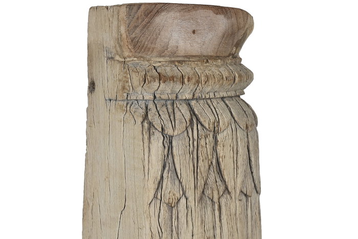 DKD Home Decor Columna de Teca Natural 17x19x160 cm DKD Home Decor Columna de Teca Natural 17x19x160 cm