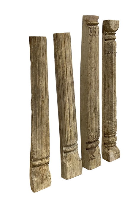 DKD Home Decor Columna de Teca Natural 17x19x160 cm DKD Home Decor Columna de Teca Natural 17x19x160 cm