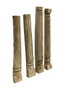 DKD Home Decor Columna de Teca Natural 17x19x160 cm