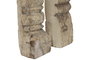 DKD Home Decor Columna de Teca Natural 17x19x160 cm