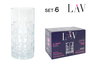 LAV Set 6 Vasos "Archie" 390 cc (4 Cajas)