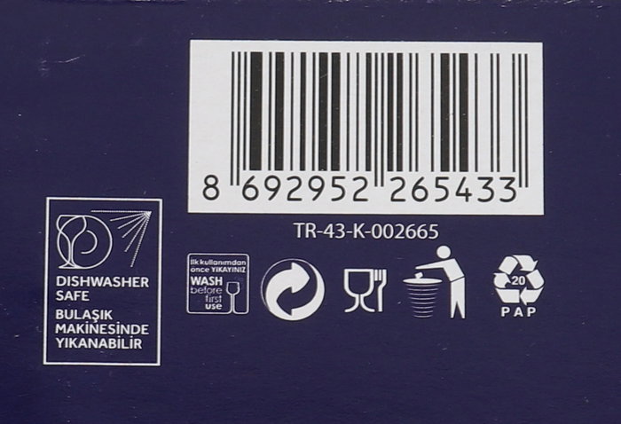 LAV Set 6 Vasos "Archie" 390 cc (4 Cajas)