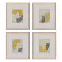 Cuadro Pintura Abstracto 4/M 44 X 50 cm (Set de 4)