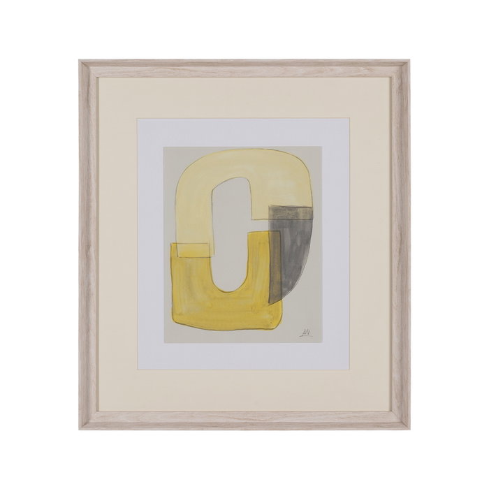 Cuadro Pintura Abstracto 4/M 44 X 50 cm (Set de 4)