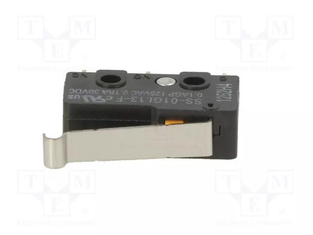 Aratas (Formerly Omron Components) Microconmutador SNAP ACTION SPDT 0,1A/125VAC Aratas (Formerly Omron Components) Microconmutador SNAP ACTION SPDT 0,1A/125VAC