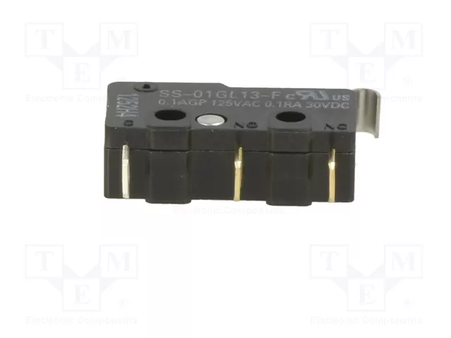 Aratas (Formerly Omron Components) Microconmutador SNAP ACTION SPDT 0,1A/125VAC Aratas (Formerly Omron Components) Microconmutador SNAP ACTION SPDT 0,1A/125VAC