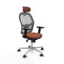 PIQUERAS Y CRESPO Silla de oficina Jorquera Marrón y Gris