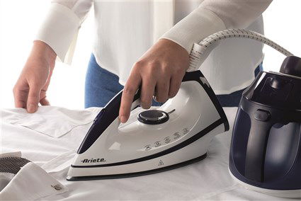 Ariete 5571 Centro de Planchado Steam Power Easy 2400 W, Vapor Instantáneo, Depósito 1.8L