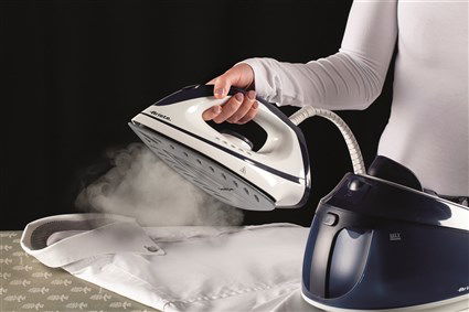Ariete 5571 Centro de Planchado Steam Power Easy 2400 W, Vapor Instantáneo, Depósito 1.8L
