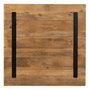 Ixia Tablero de Mesa de Madera de Mango Natural 80 x 80 x 3 cm