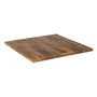Ixia Tablero de Mesa de Madera de Mango Natural 80 x 80 x 3 cm