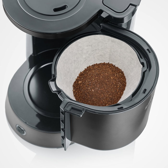 Severin KA 9343 Dark Inox con jarra de cristal