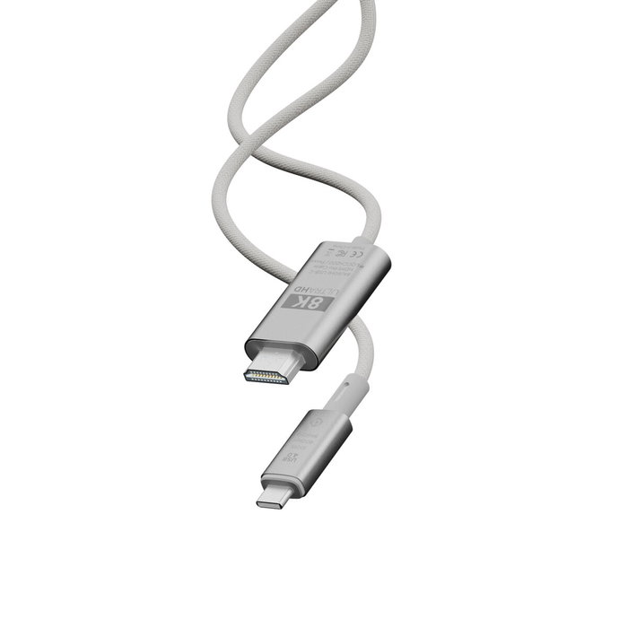 Cable USB Linq Byelements LQCCH200 Gris 2 m