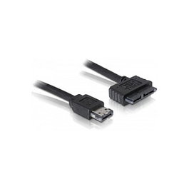 DeLOCK Cable eSATAp a Slimline SATA 13 Pin, 1,0 m, Negro