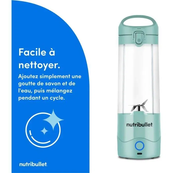Batidora de Vaso Nutribullet NBP003LBL 70 W 475 ml Azul