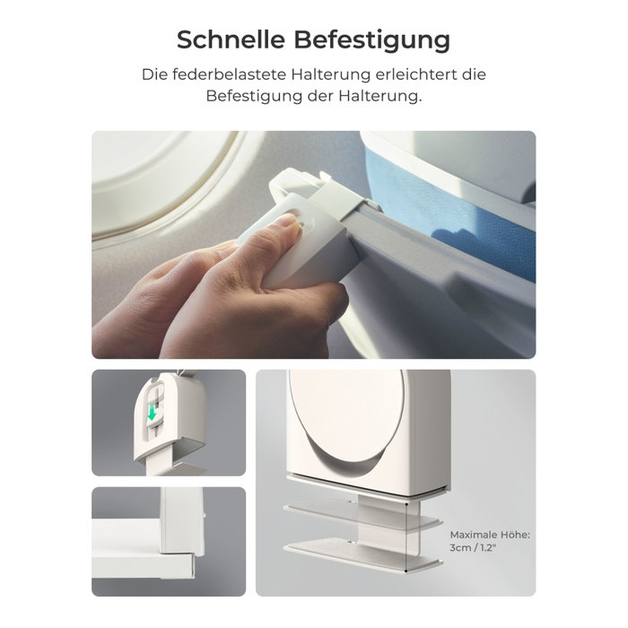 iOttie Treker MagSafe Travel Mount con adaptador de anillo magnético Blanco iOttie Treker MagSafe Travel Mount con adaptador de anillo magnético Blanco