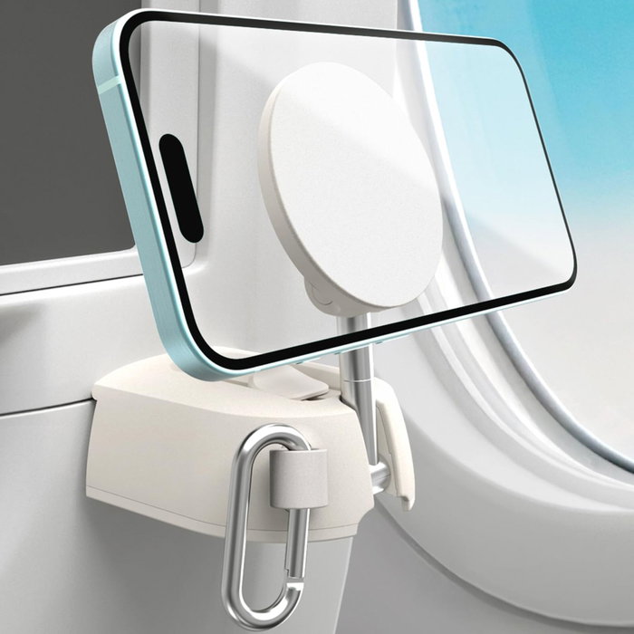 iOttie Treker MagSafe Travel Mount con adaptador de anillo magnético Blanco iOttie Treker MagSafe Travel Mount con adaptador de anillo magnético Blanco