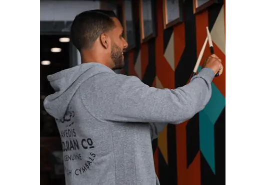 Zildjian Sudadera Gris Talla L