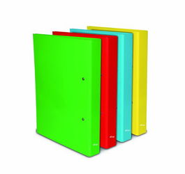 Carpeta De Anillas Pardo Studio Style Carton Extra Forrado Fº 4 An. 40Mm Rojo (Set de 8)