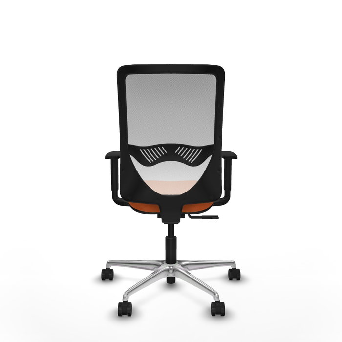 PIQUERAS Y CRESPO Silla de oficina Zulema con mecanismo Sincro, Naranja y Blanco PIQUERAS Y CRESPO Silla de oficina Zulema con mecanismo Sincro, Naranja y Blanco