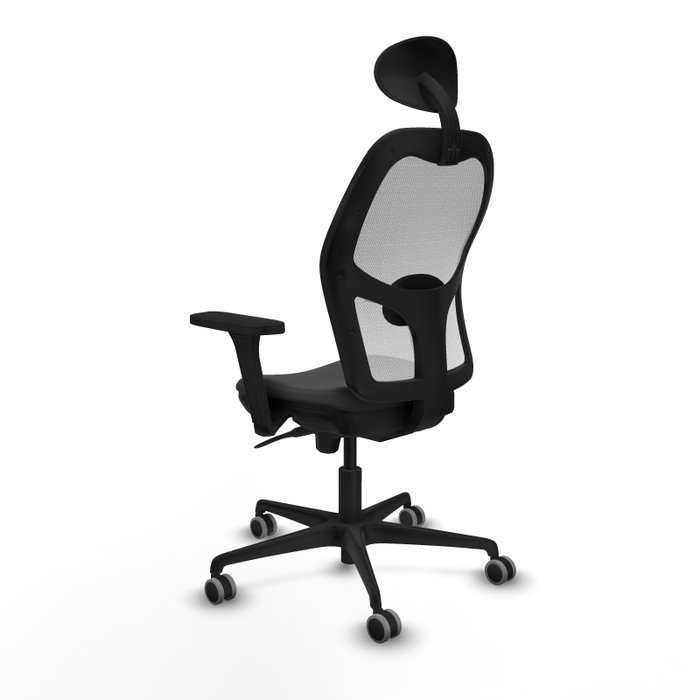 PIQUERAS Y CRESPO Silla de oficina Jorquera Gris y Blanca
