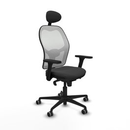 PIQUERAS Y CRESPO Silla de oficina Jorquera Gris y Blanca