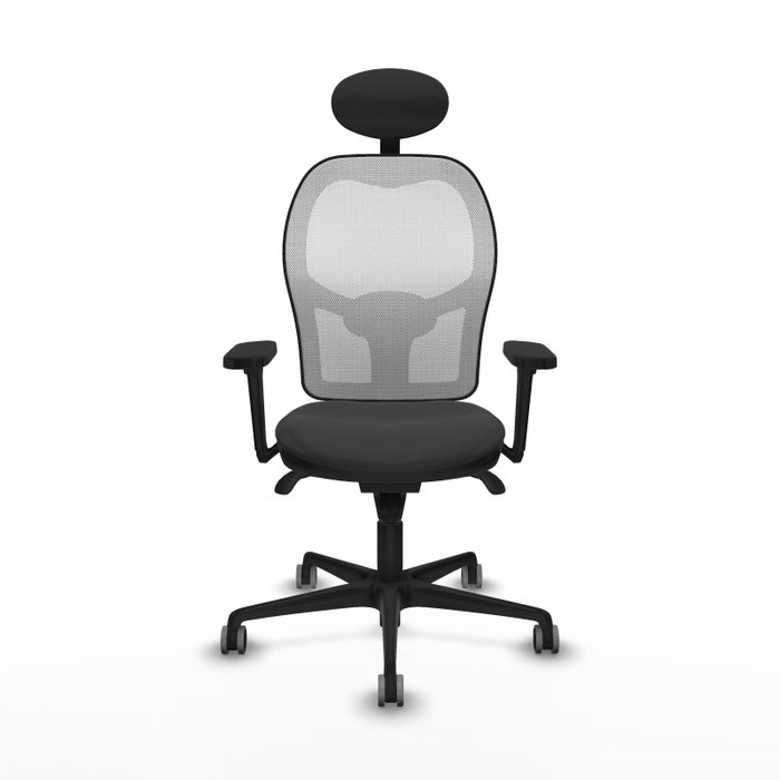 PIQUERAS Y CRESPO Silla de oficina Jorquera Gris y Blanca