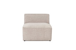Atelier Del Sofa Sofá 1 Plaza Lora O1 Moca Tejido Lino Espuma 32 DNS Estructura Madera Carpe