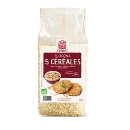 CELNAT Copos 5 Cereales Bio 500Gr. Ecológicos Ricos en Fibra