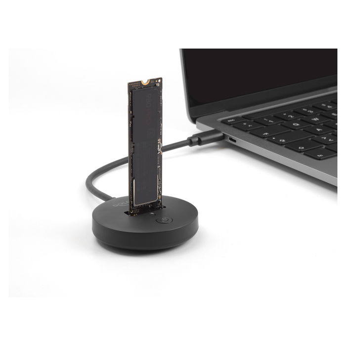 DeLOCK Docking Station M.2 para SSD NVMe y SATA, USB-C 3.2 Gen 2 (10 Gbps)