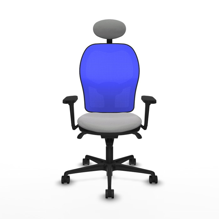 PIQUERAS Y CRESPO Silla de oficina Jorquera Gris claro/Azul