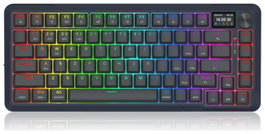Redragon Flekact K708-RGB-PRO Teclado Mecánico Inalámbrico para Gaming Layout Polaco 81 Teclas Retroiluminación RGB Negro