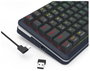 Redragon Flekact K708-RGB-PRO Teclado Mecánico Inalámbrico para Gaming Layout Polaco 81 Teclas Retroiluminación RGB Negro
