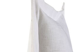 DKD Home Decor Cojin Cottage Blanco Roto 30 x 50 cm (2 Unidades) Lino Con Flecos