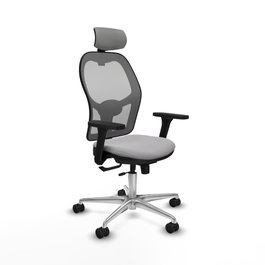 PIQUERAS Y CRESPO Silla de oficina Jorquera con mecanismo Sincro/Traslack Gris