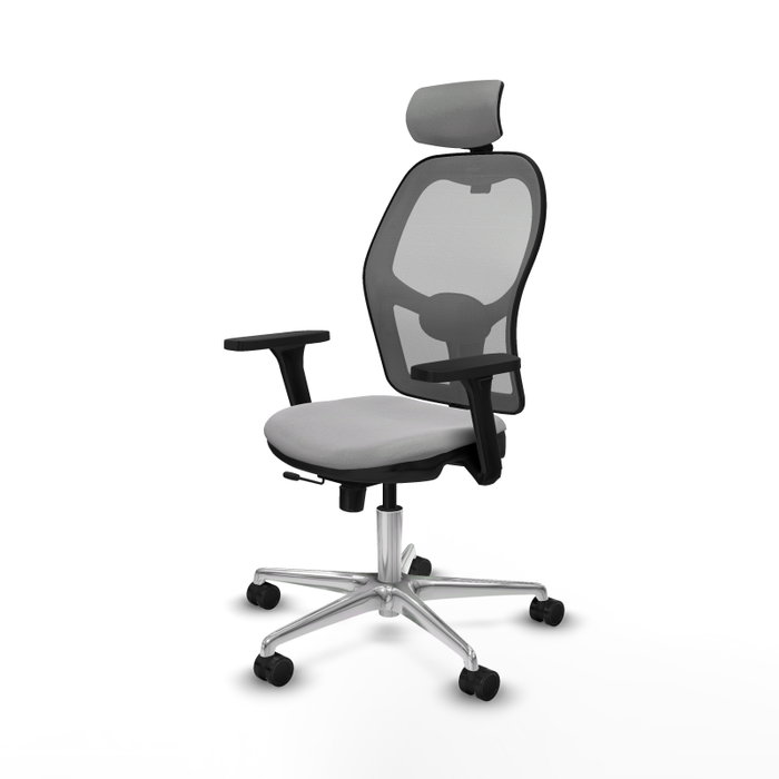 PIQUERAS Y CRESPO Silla de oficina Jorquera con mecanismo Sincro/Traslack Gris PIQUERAS Y CRESPO Silla de oficina Jorquera con mecanismo Sincro/Traslack Gris