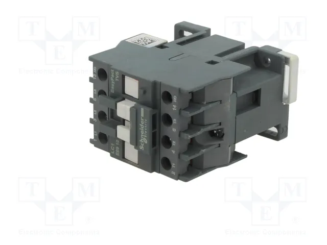 SCHNEIDER ELECTRIC Contactor Easy TeSys LC1E0910F5 3-polar 9A 110VAC SCHNEIDER ELECTRIC Contactor Easy TeSys LC1E0910F5 3-polar 9A 110VAC