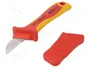 WIHA Cuchillo de instalador recto 200mm 1kV AC
