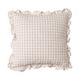 Cojín Cuadros Beige Algodón 43 X 43 cm (Set de 2)