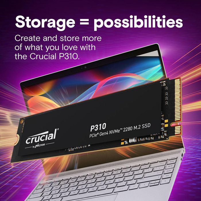 Crucial P310 SSD 500 GB M.2 NVMe PCIe Gen 4 Crucial P310 SSD 500 GB M.2 NVMe PCIe Gen 4