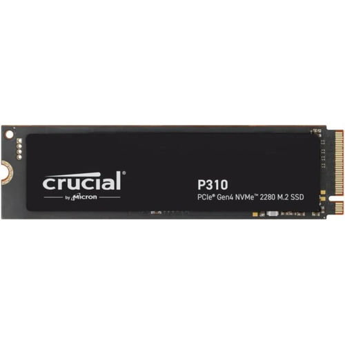 Crucial P310 CT500P310SSD8 SSD M.2 500GB PCI Express 4.0 NVMe, Lectura 6600MB/s, Escritura 3500MB/s, 2280 Crucial P310 CT500P310SSD8 SSD M.2 500GB PCI Express 4.0 NVMe, Lectura 6600MB/s, Escritura 3500MB/s, 2280