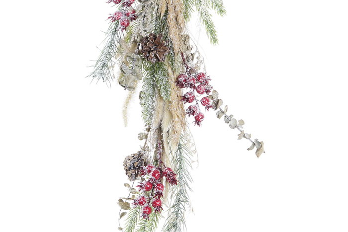 DKD Home Decor Ramo Navidad Verde 9 x 96 x 21 cm (6 Unidades)