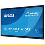 iiyama ProLite TE7514MIS-B2AG 189,3cm/75" 4K UHD VA Touch 8ms 60Hz 24/7 4xHDMI DP USB-C LAN WiFi 4x54W Speaker Black