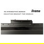 iiyama ProLite TE7514MIS-B2AG 189,3cm/75" 4K UHD VA Touch 8ms 60Hz 24/7 4xHDMI DP USB-C LAN WiFi 4x54W Speaker Black