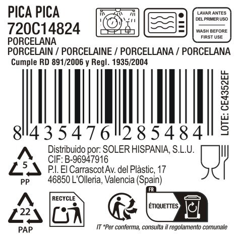 La Mediterranea Bol Aperitivo Colección Pica-Pica