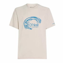 Camiseta de Manga Corta Hombre O'Neill O'Riginals Hybrid Upf Graphic Beige