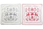 DKD Home Decor Funda Cojín Poliéster 45x45 cm, Surtido de 2 Unidades