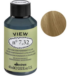 View, Tinte de cabello demi-permanente, 7.32 , 60 ml
